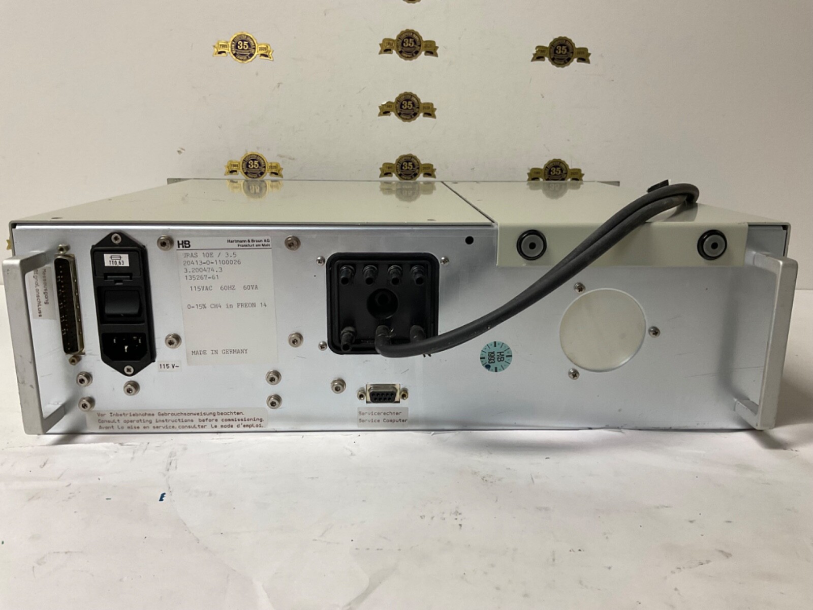 Hartmann & Braun Uras 10 E Spreadrum Analyzer 02 URAS 10E / 3.5