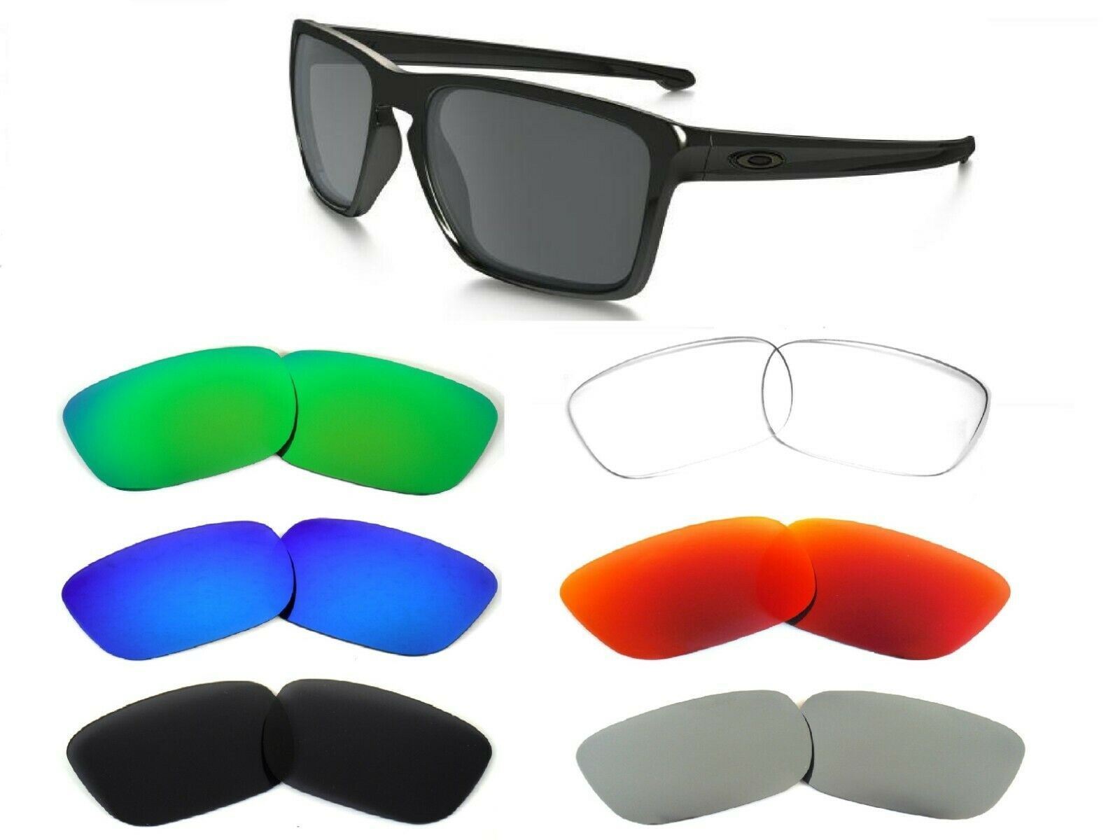 Galaxy Replacement Lens For Oakley Sliver XL OO9341 Sunglasses Multi-Selection