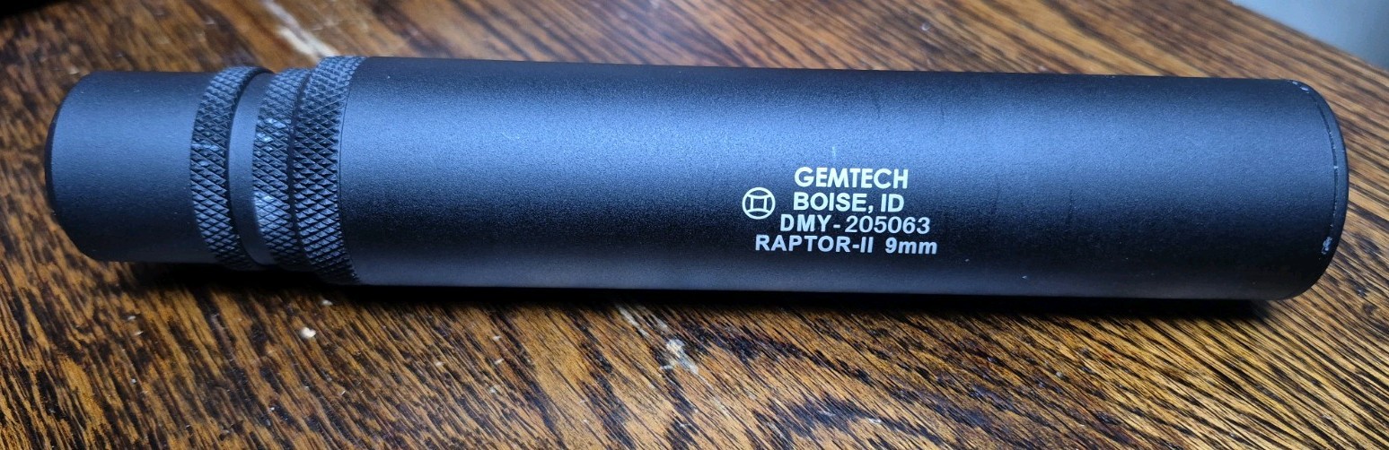 Madbull X Gemtech Raptor II Mock Suppressor (QD For MP5 Tri-Lug)