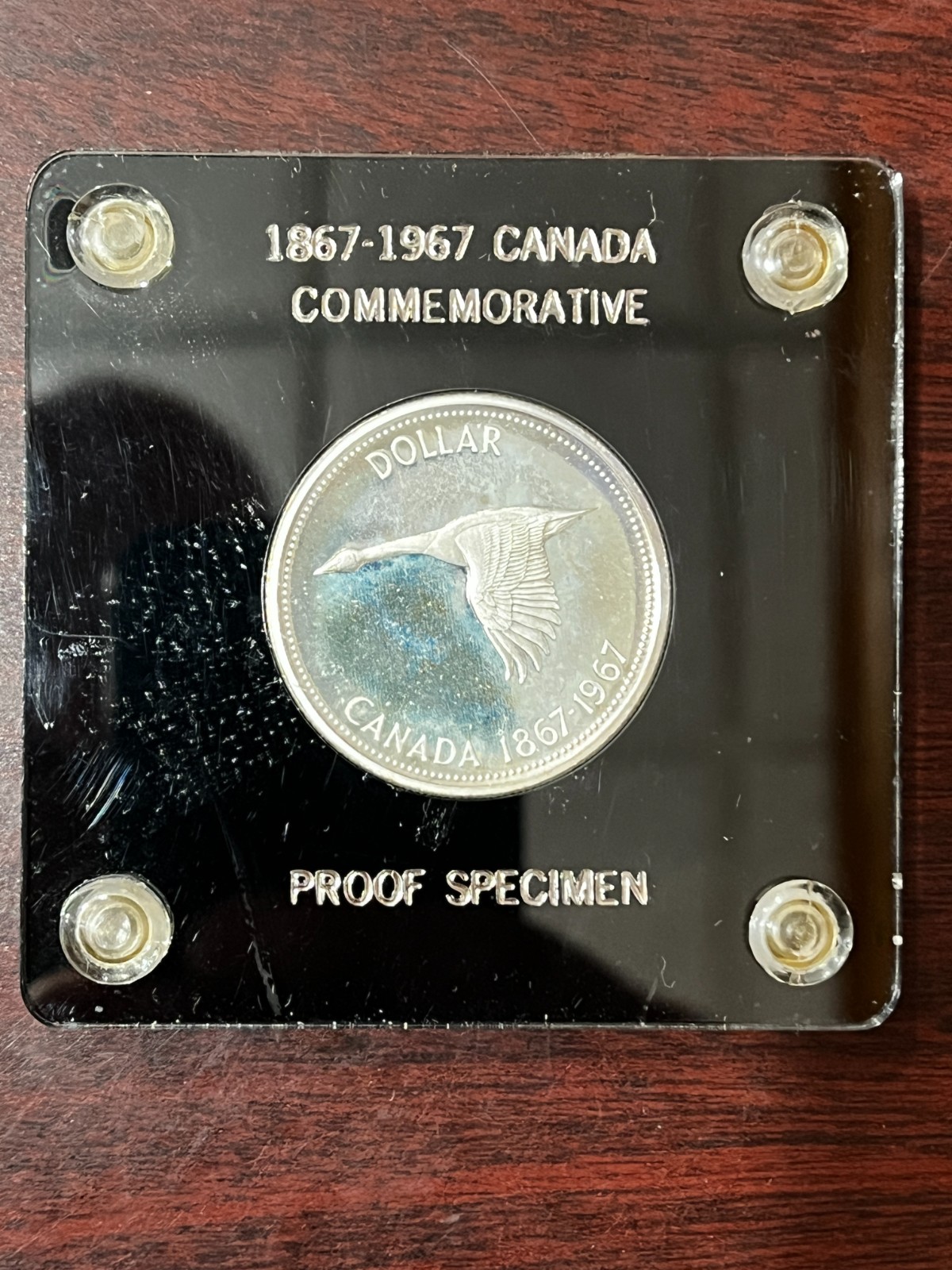 Canada 1867-1967 Commemorative Anniversary 80% Silver Dollar Coin Elizabeth II