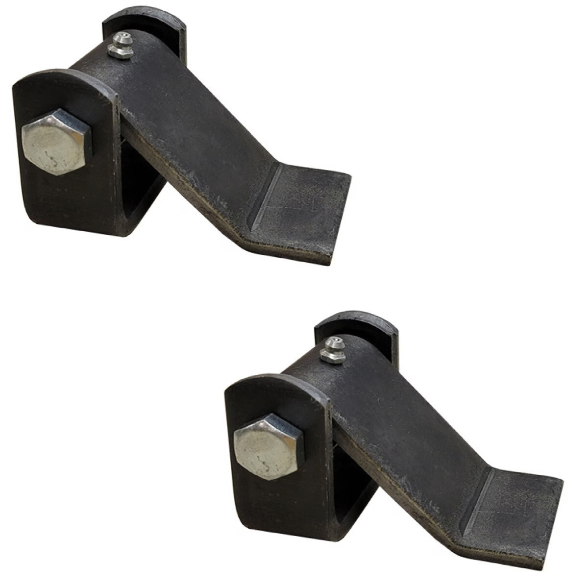 4 1/4" Heavy Duty Formed Strap Hinge Leaf Trailer Grease Zerk 1/4" Bare (2pcs)