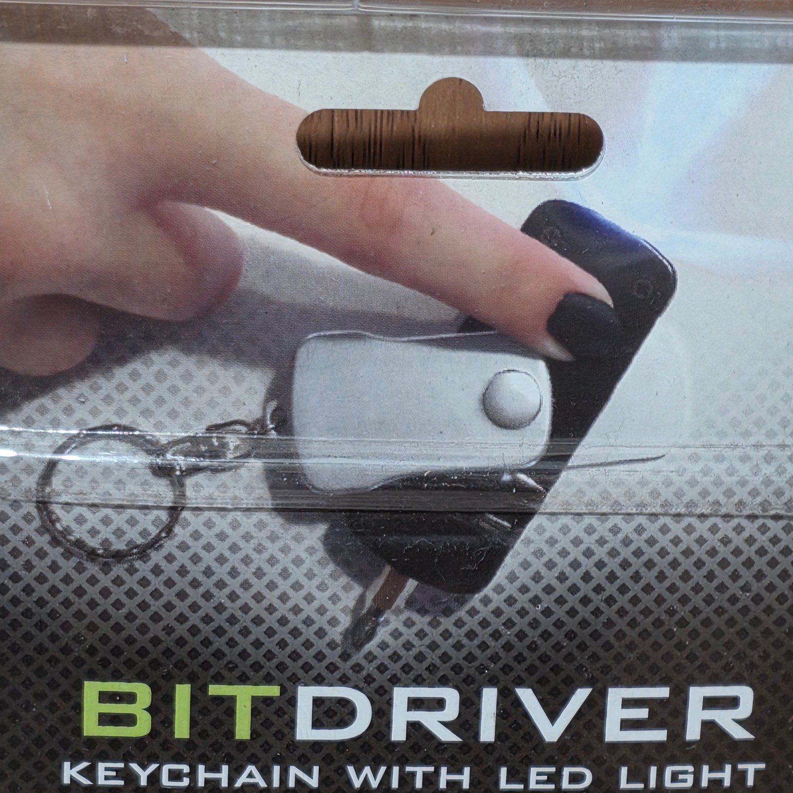 Hillman BitDriver Keychain Multi-Tool with LED Light 2 Pack 713134 Black Silver