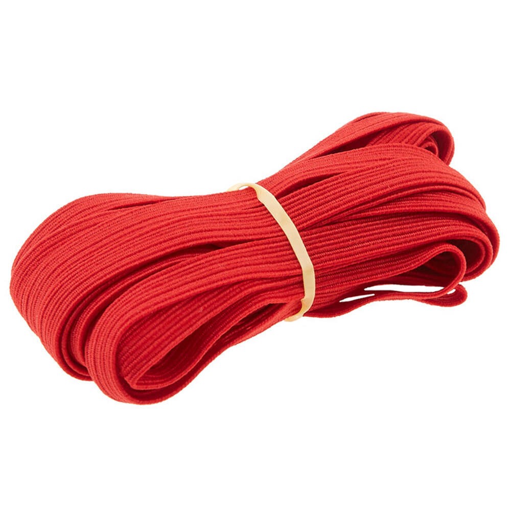 Flat Elastic 1/4 inch The Gypsy Quilter - 5 yards - TGQ058 RED