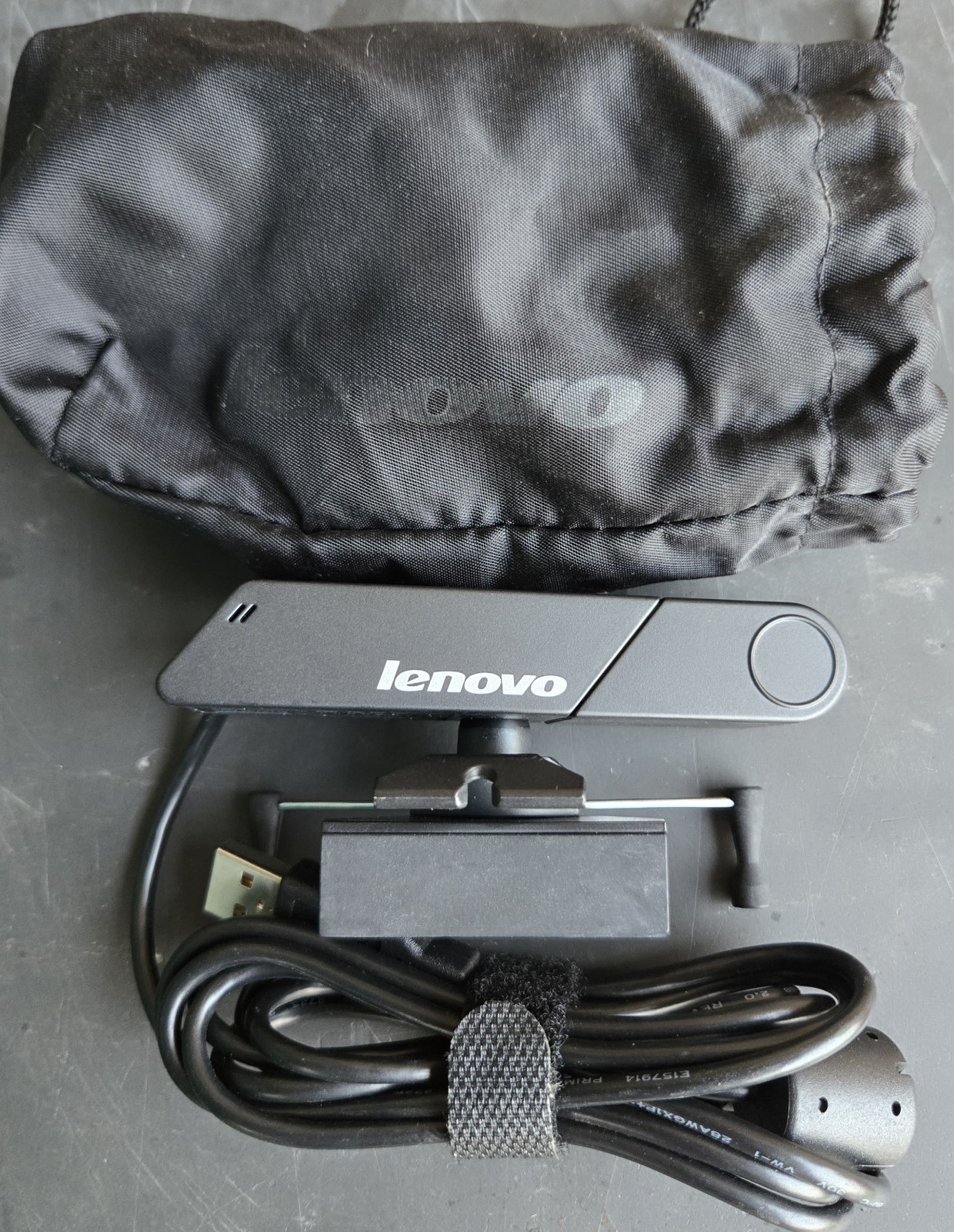 Lenovo Clip On Portable Slide Open Webcam Model 12-80401 40Y8177