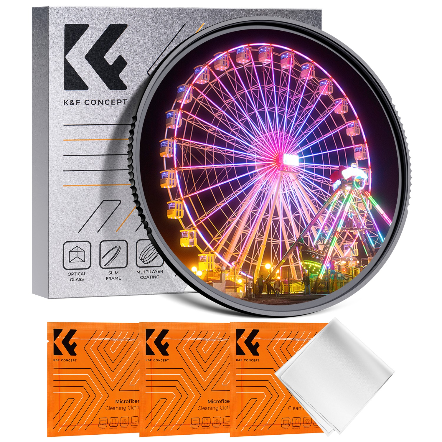 K&F CONCEPT Shimmer Diffusion 1 Filter Glimmer Glass Effect Filter (Nano-K/X)