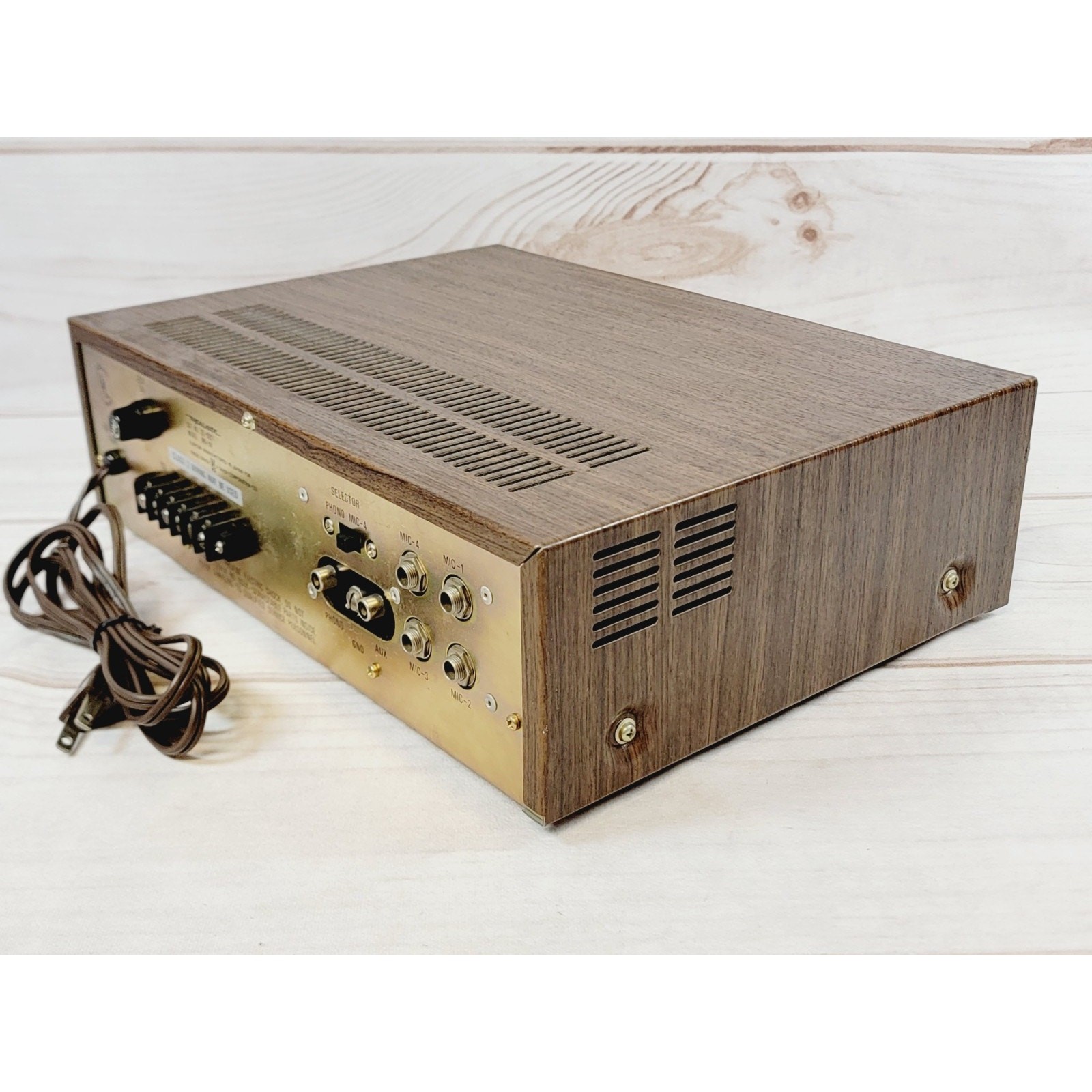 Vintage Realistic MPA-50 Solid State P.A. Amplifier W Manual Tested