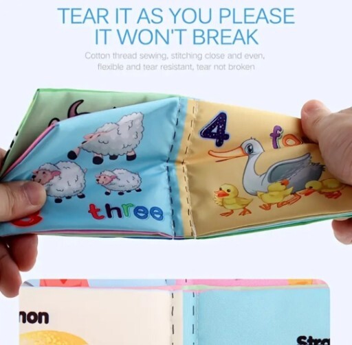 Toddler Cloth Book Intelligence Development Reading Early Educational Brand New