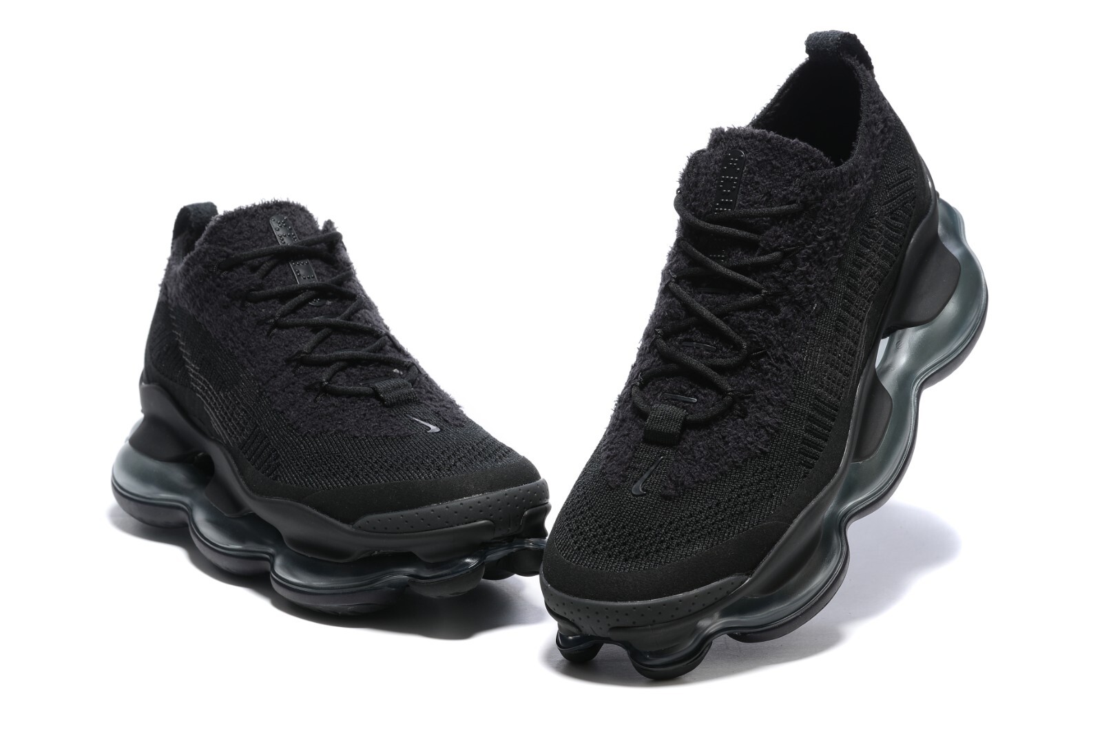Nike Air Max Scorpion Fk Flyknit 2022 Black Men's Air Cushion Running Shoes