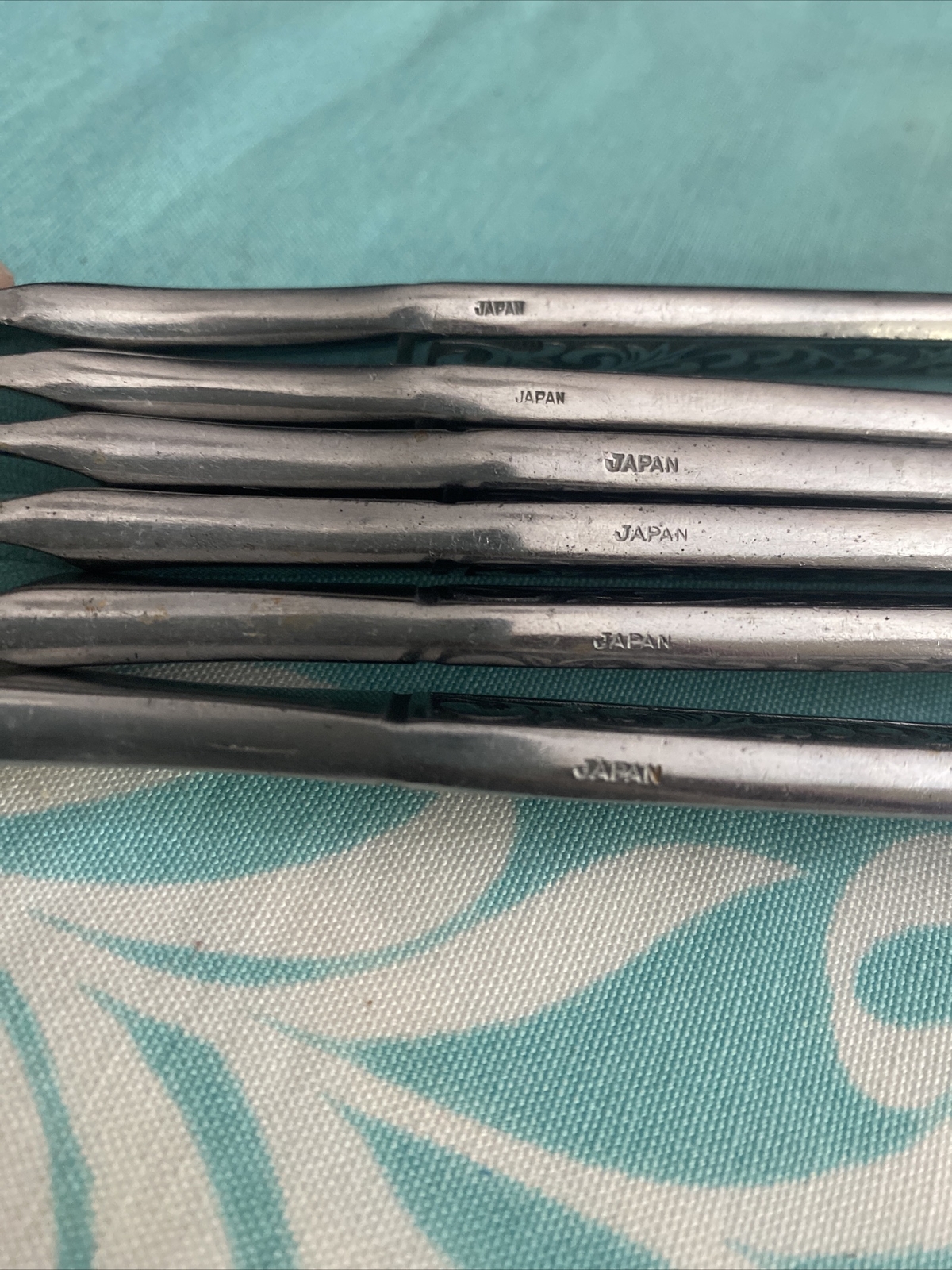6 MONTEREY ~ Riviera Stainless Japan Dinner Knives Flatware