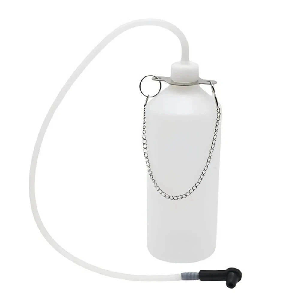 1L Brake Bleeder Bottle Kit One Way Check Valve 24.8 in Hose Fluid Bleeding Tool