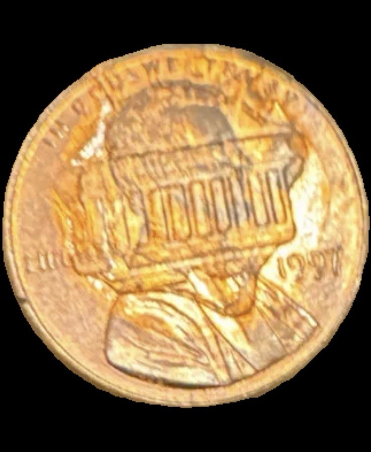 1971 Lincoln Memorial Small Cent Off-Center, Business Strike, Phila RB Copper