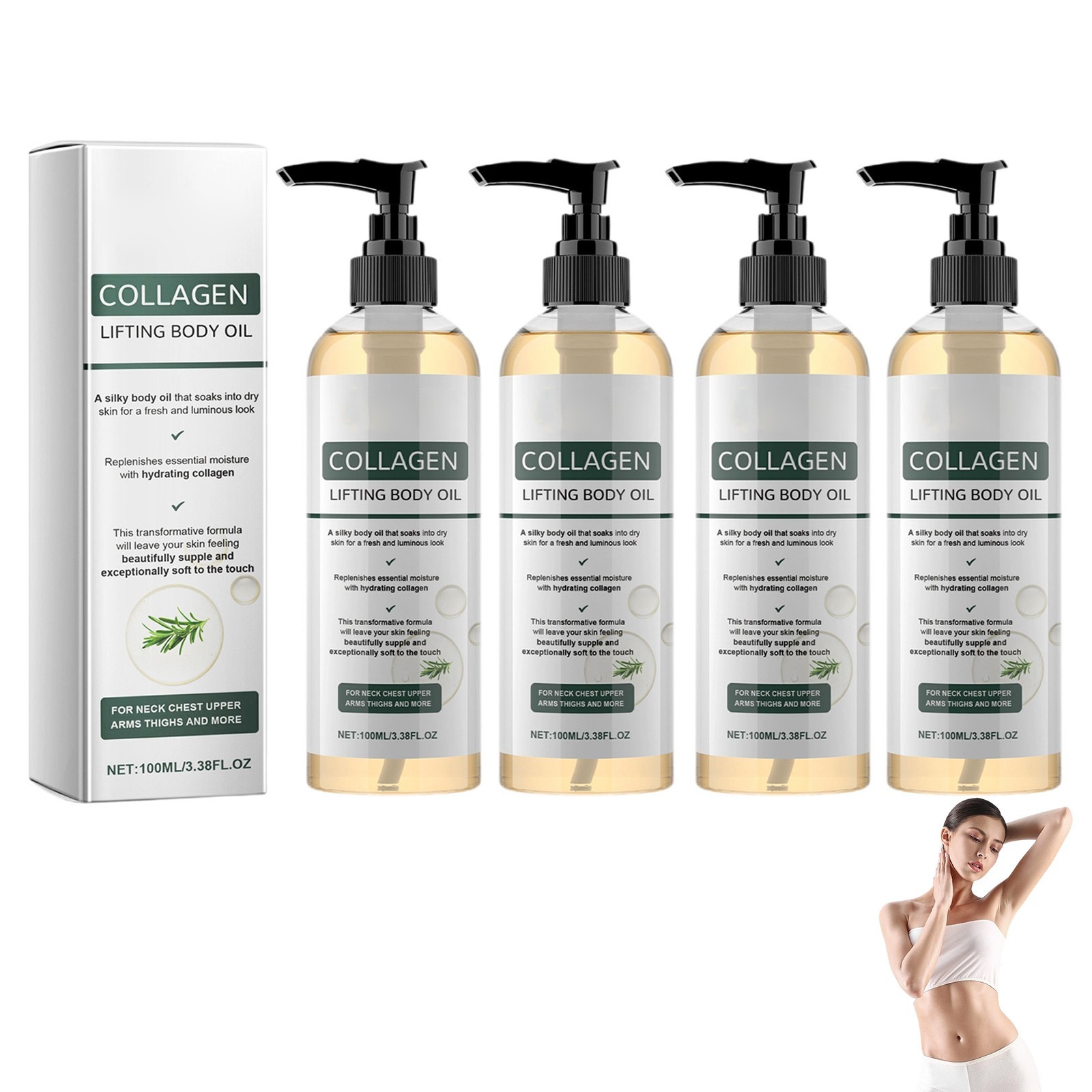 Elycura Collagen Oil, 2026 New Advanced Collagen Oil for Skin Tightening