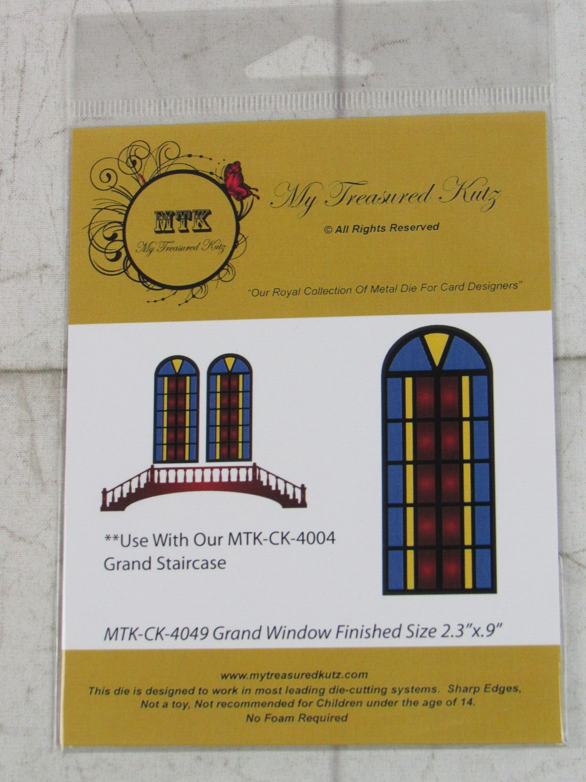 My Treasured Kutz, Metal Die, Grand Window, MTK-CK-4049