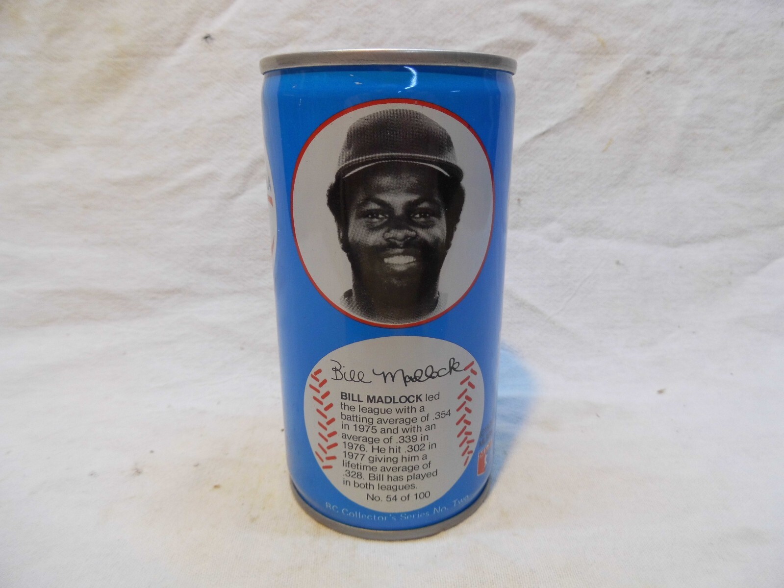 ROYAL CROWN RC COLA BASEBALL C/S SODA CAN~AMOS OTIS #55/100