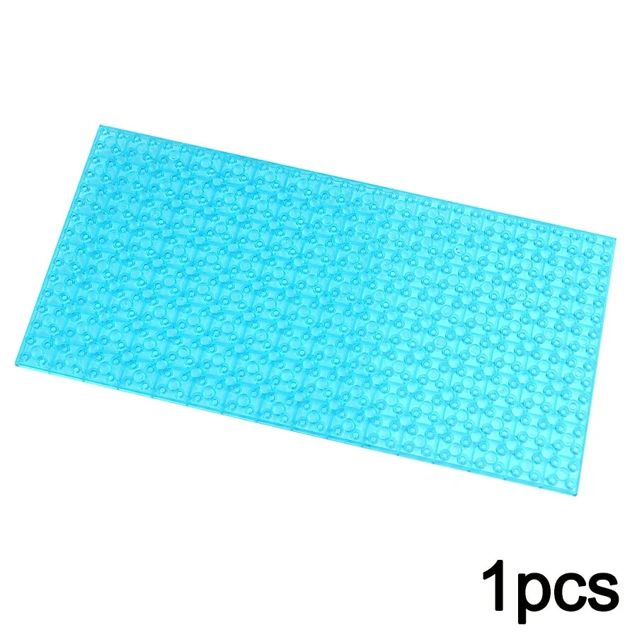 Building Blocks dots base plate for LEGO - 16x32 Transparent