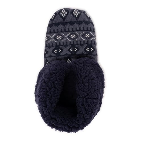 mens Bootie Slipper Large-X-Large Blue