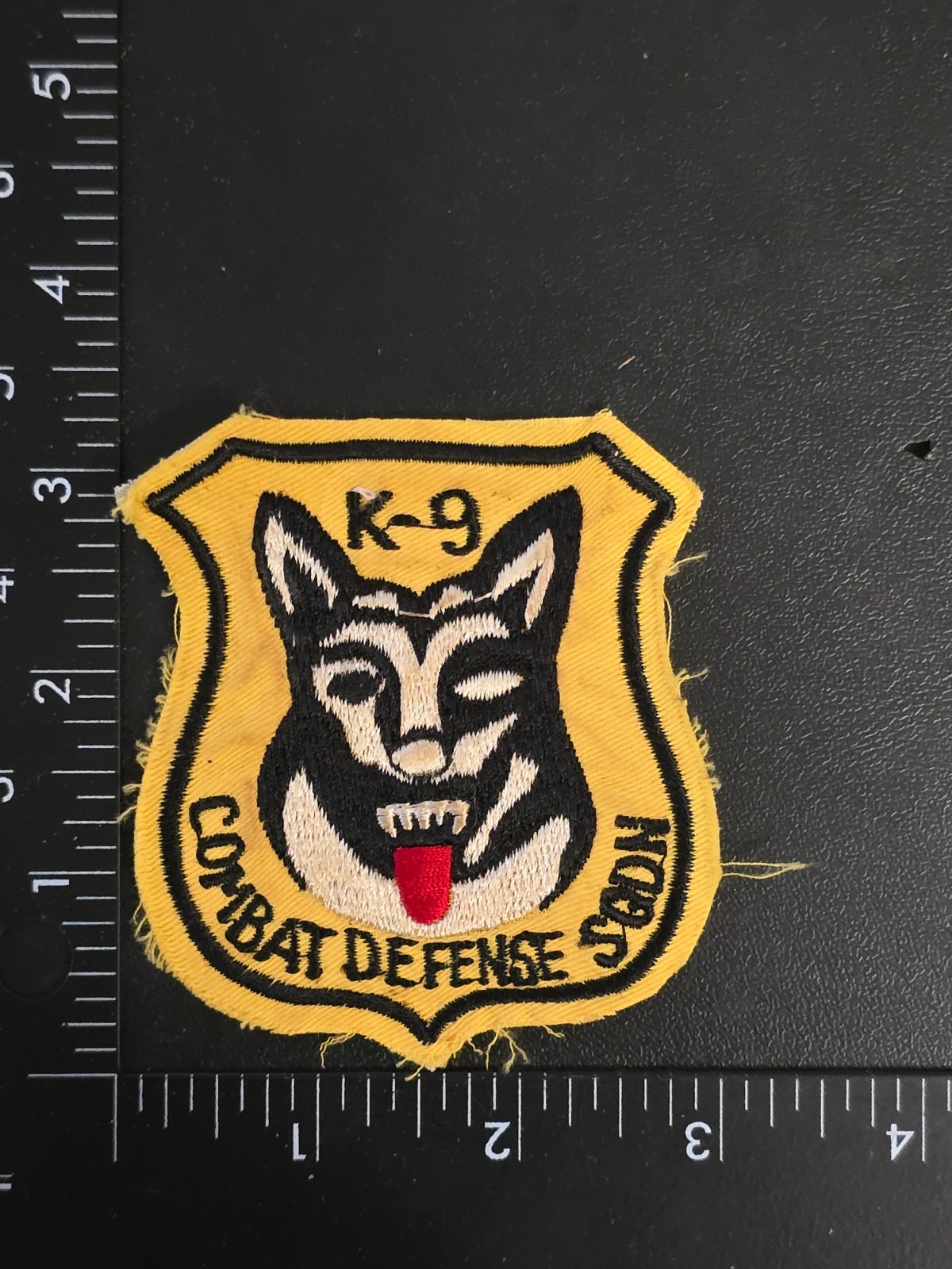 Reproduction Vietnam US K 9 Combat Defense Squadron Patch 4804