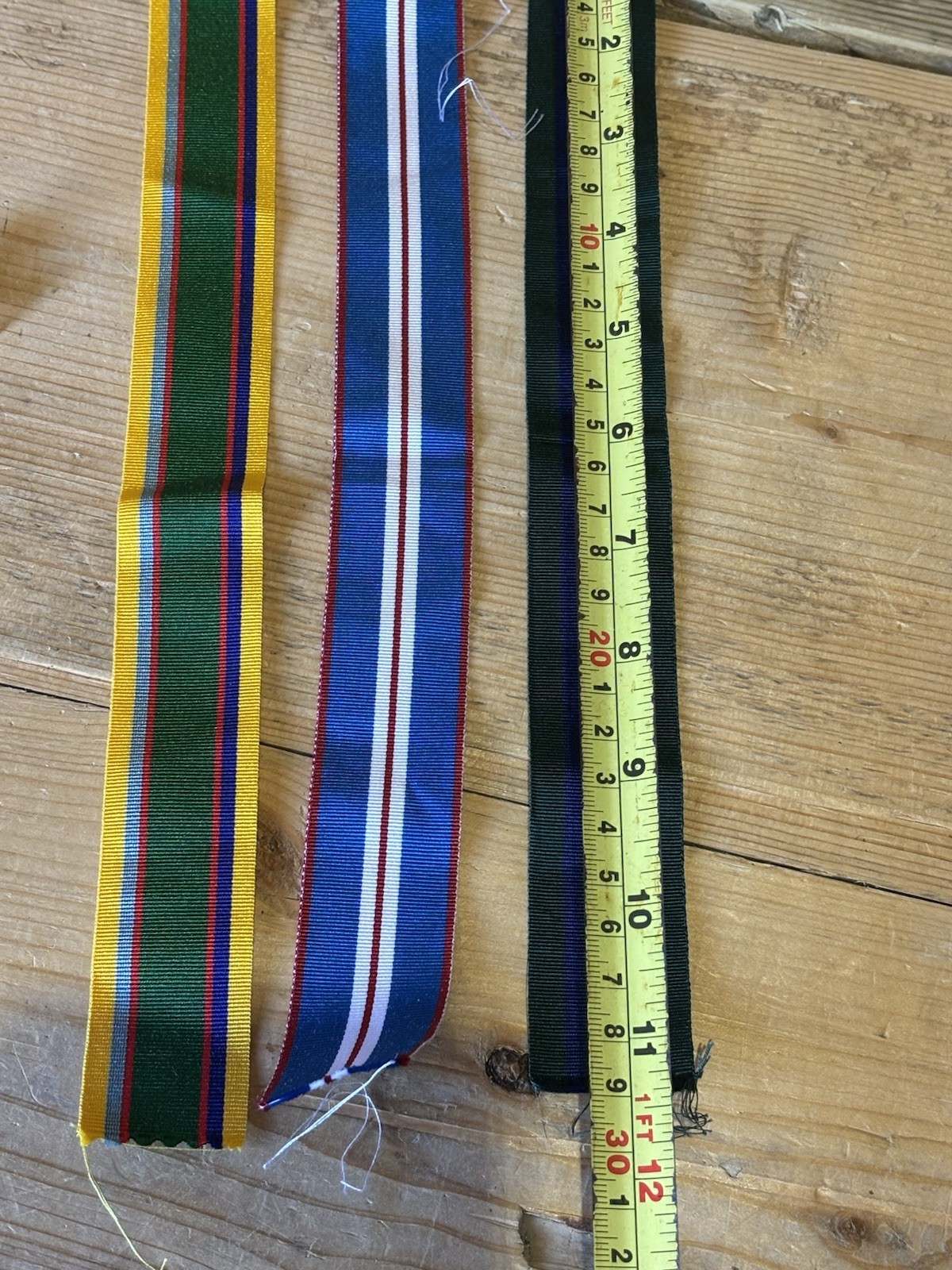 Military Brooch With Ribbons