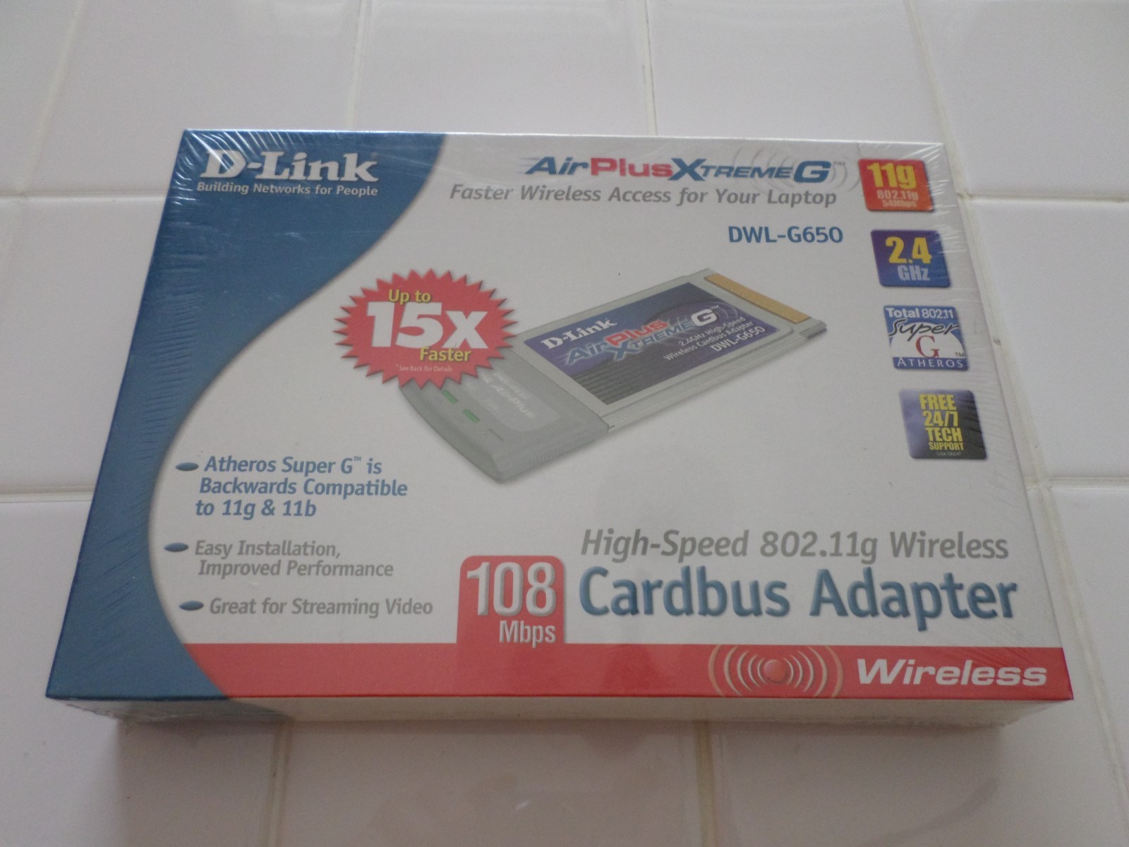 D-link AirPlus Xtreme G DWL-G650 802.11g/b Wireless Adapter - Brand New