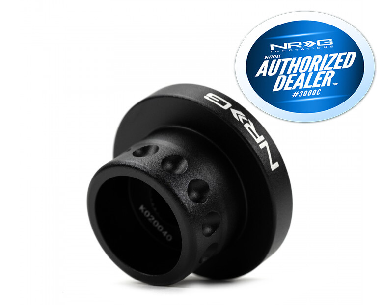 NRG VERSION 2 STEERING WHEEL SHORT HUB ADAPTER FOR CIVIC CRX 88-91 SRK-RL190H-BK