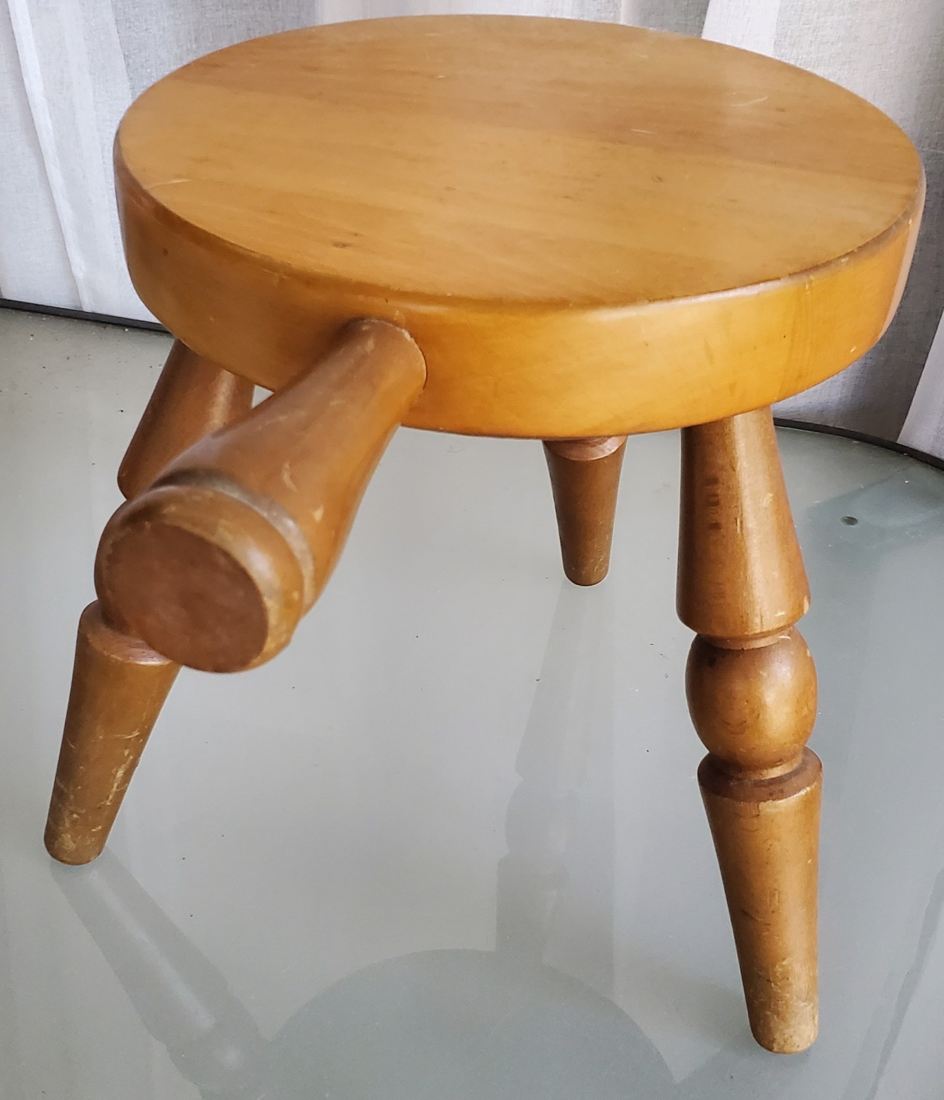 Vintage El Sengunda 3 Legged Milking Stool