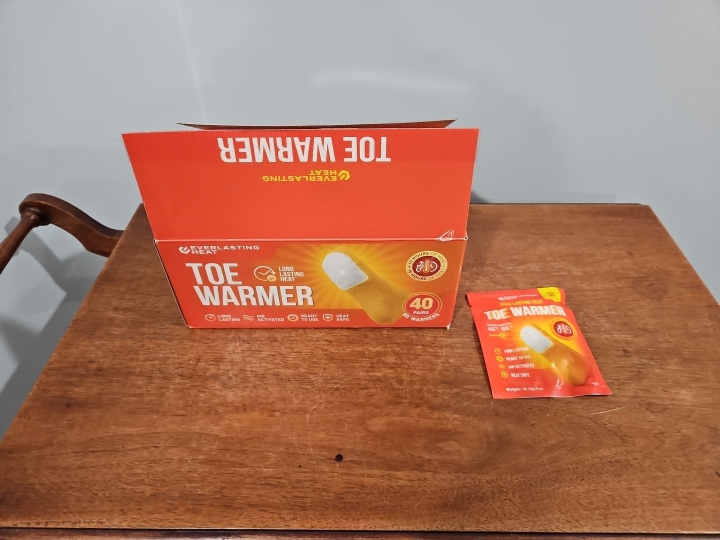 Toe Warmers with Adhesive, 38 Pairs (76 Total) Up to 10 Hours of Heat Exp 2027