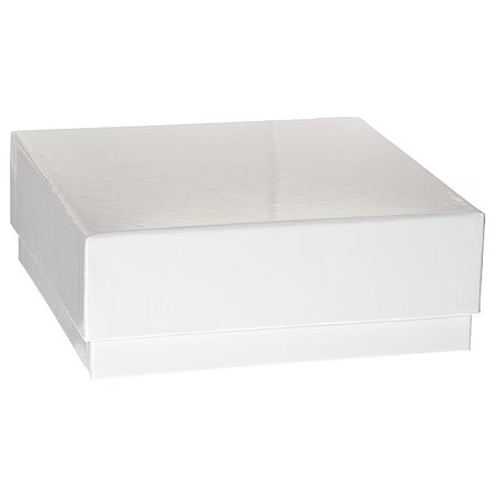 Heathrow Scientific Hs2860a Box, Cardboard, 2" Overall H, White, Pk12