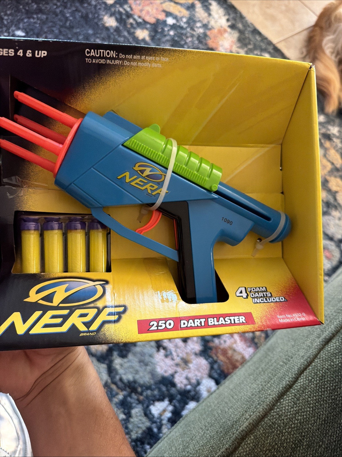 Larami NERF  250 Dart Blaster 1998 NEW Boxed  4532-0 Hasbro VTG at Action Toy