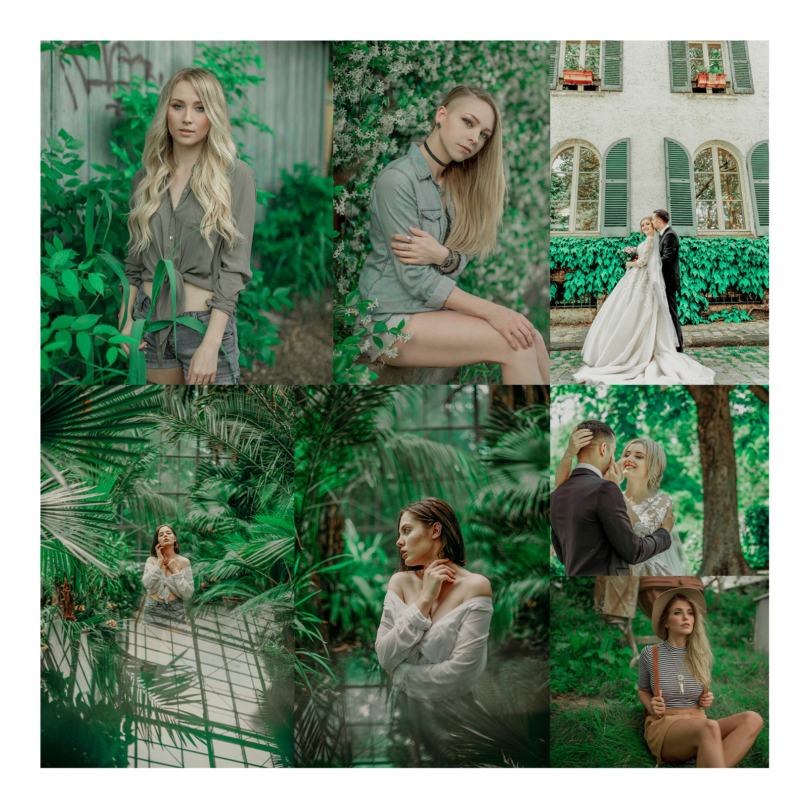 Green Mood Lightroom Presets with DNG And XMP Files