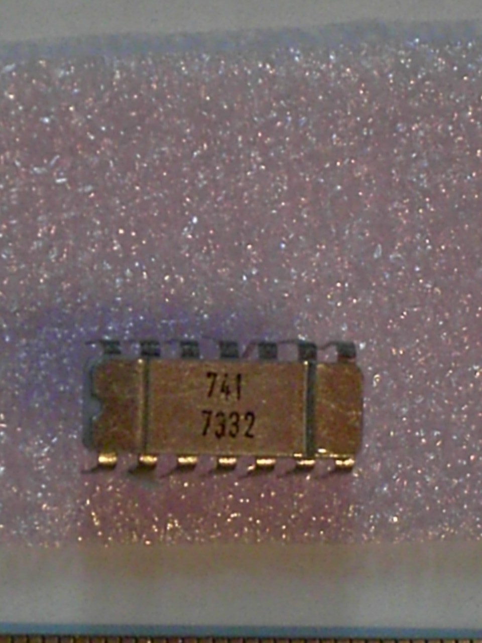 LM741 These are Vintage 1973 silver clad top and bottom