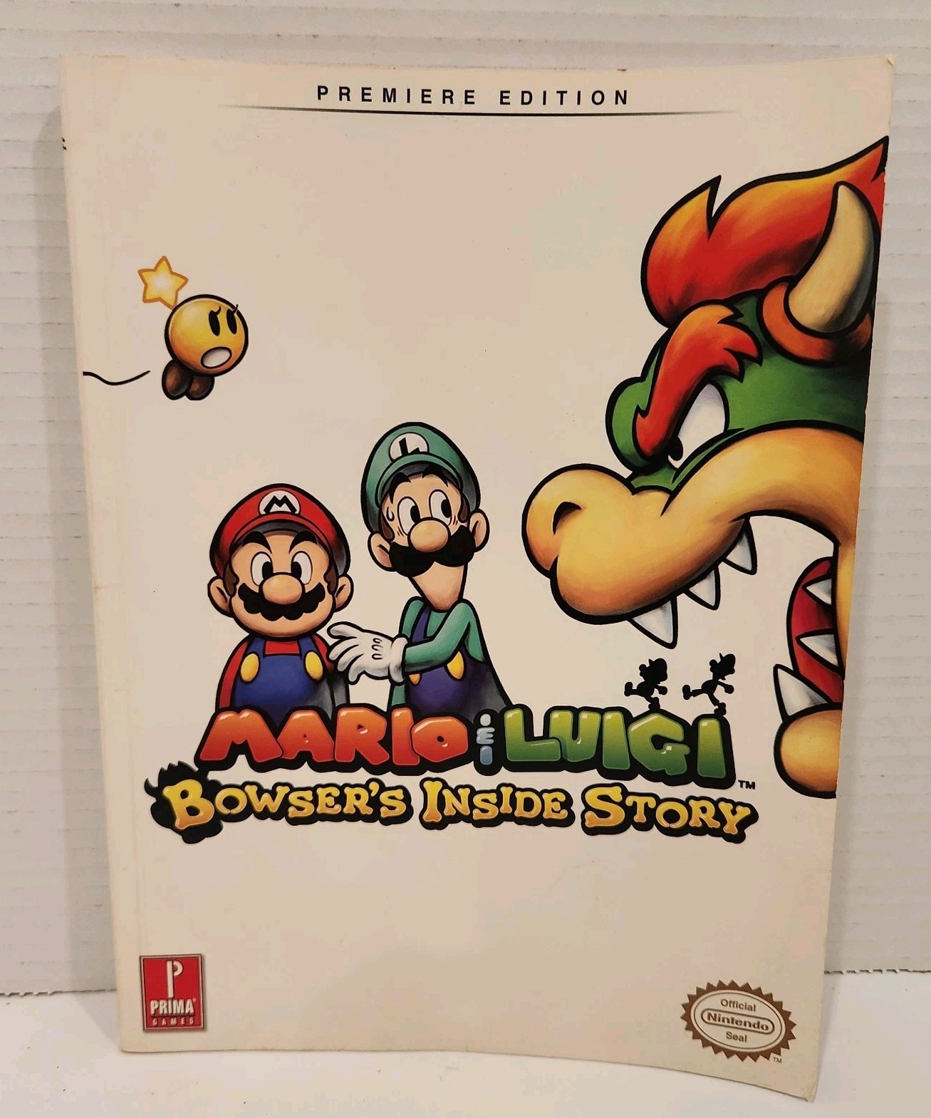 Mario and Luigi Bowser's Inside Story Premiere Edition Strategy Guide Prima Game
