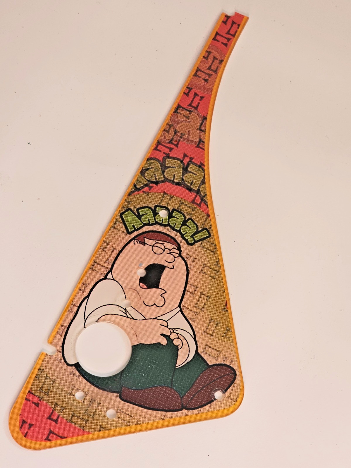 2007 STERN FAMILY GUY PINBALL MACHINE PLAYFIELD PLASTIC PETER GRIFFIN BROKEN