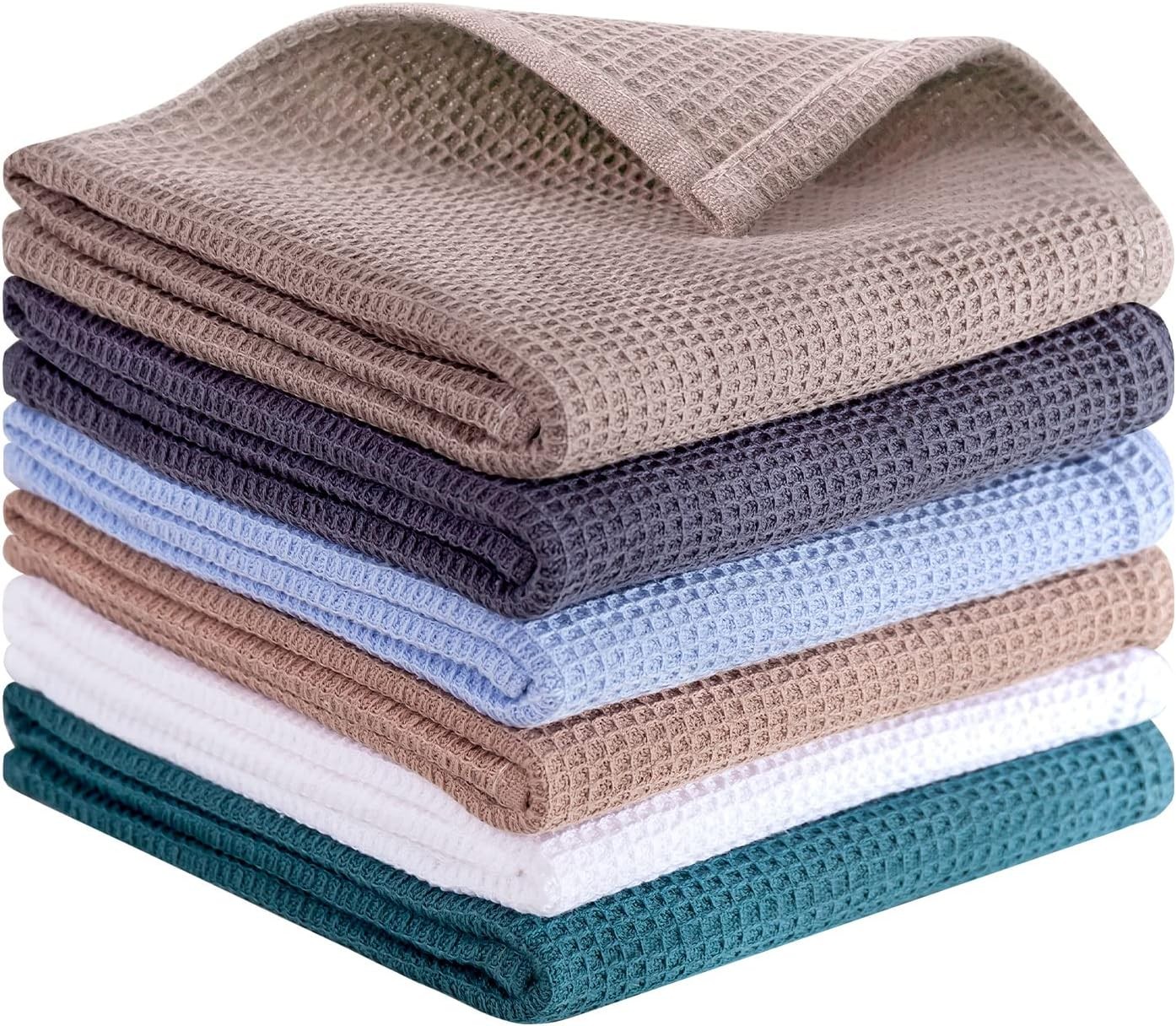 QUILTINA 17x25IN, White, Gray, Light Khaki, Blue, Dark Green, Brown