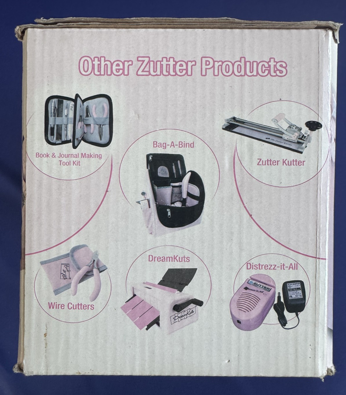 ZUTTER Bind All v2.0 Pink Scrapbooking Project Cover Spiral Binding Machine New