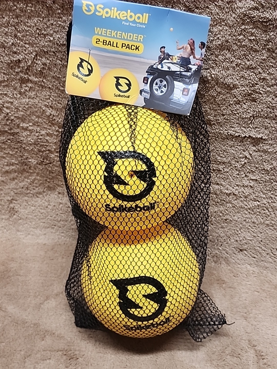 Spikeball Weekender Replacement Balls 2-Pack, New Premium Grippy Material