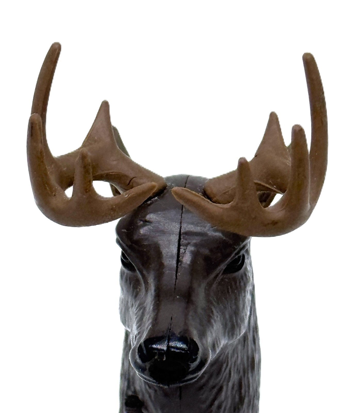 Refillable Buck Deer Head w/ Rubber Antlers Decorative Flame Lighter 🦌🦌