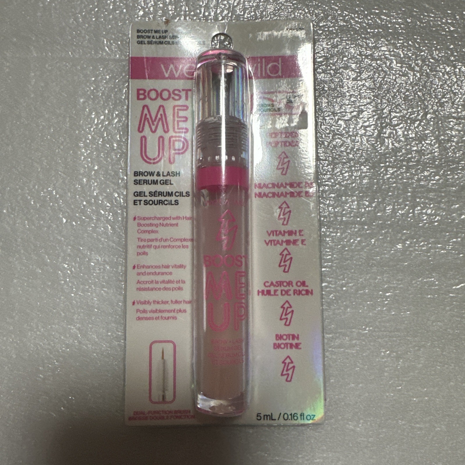 Boost Me Up, Brow & Lash Serum Gel, 0.16 fl oz (5 ml) Sealed