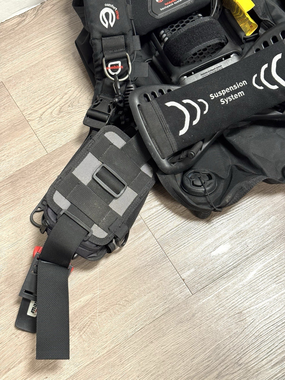 Mares Foldable Backpack System Diving Backpack Size M/L BC Scuba READ!