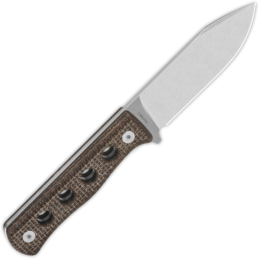 New QSP Knife Canary Fixed Blade Brown QS155A1