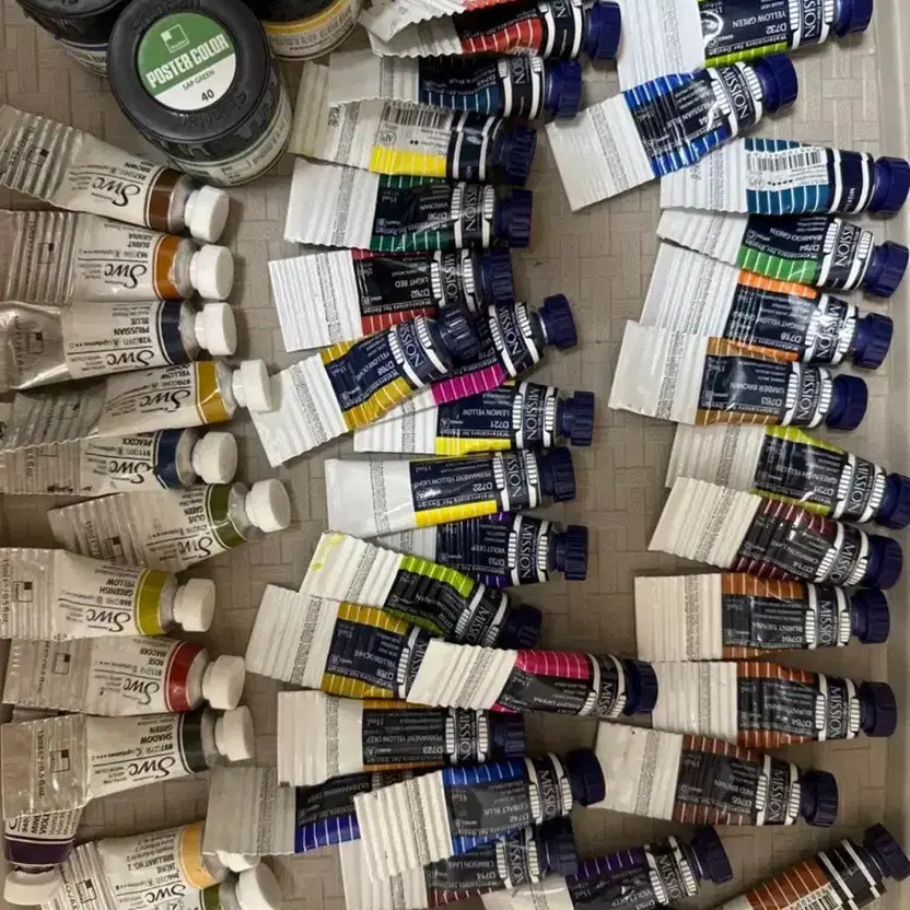 Mixed Media Paint & Shinhan Watercolors Set Art Supplies