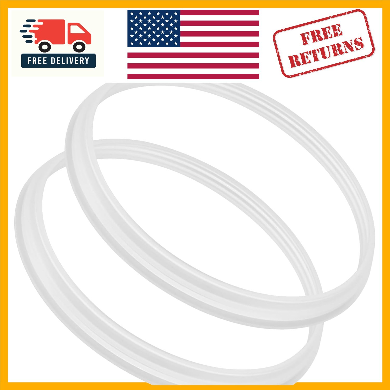 Replacement Hopper Gaskets for Bunn Slushy Machines - 2 Pack, Easy to Install
