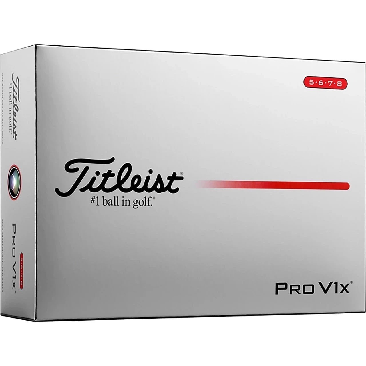 Titleist 2025 ProV1x High Number Golf Balls 12-Pack