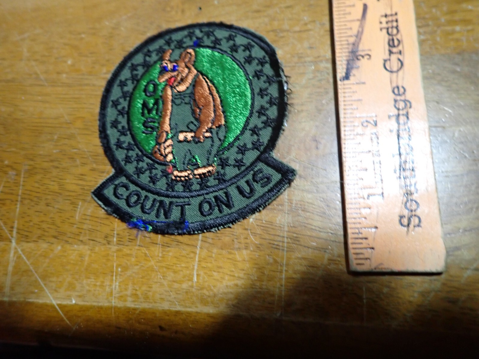 U S AIRFORCE OMS COUNT ON US PATCH BX 11#29