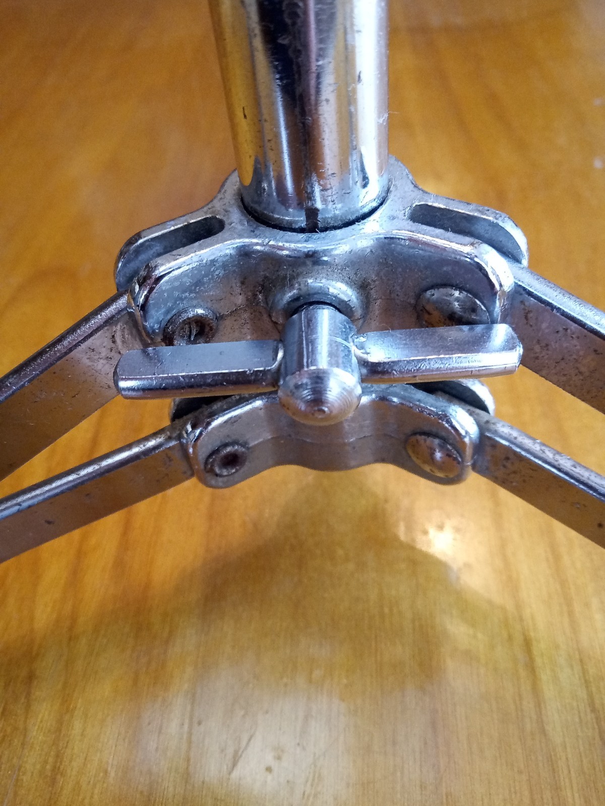 3 tripod cymbal/accessory stands plus hihat pull rod - Ludwig, etc.