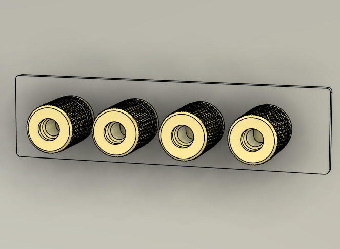 Sansui BA-60 speaker terminal upgrade kit