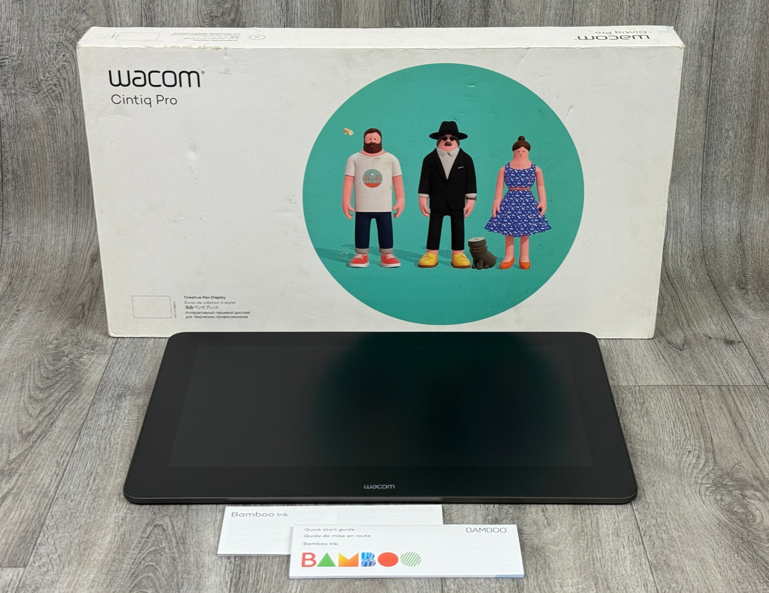 Wacom Cintiq Pro 16 DTH-1620 4K Creative Display Only (No Pen, No Cable, No PS)