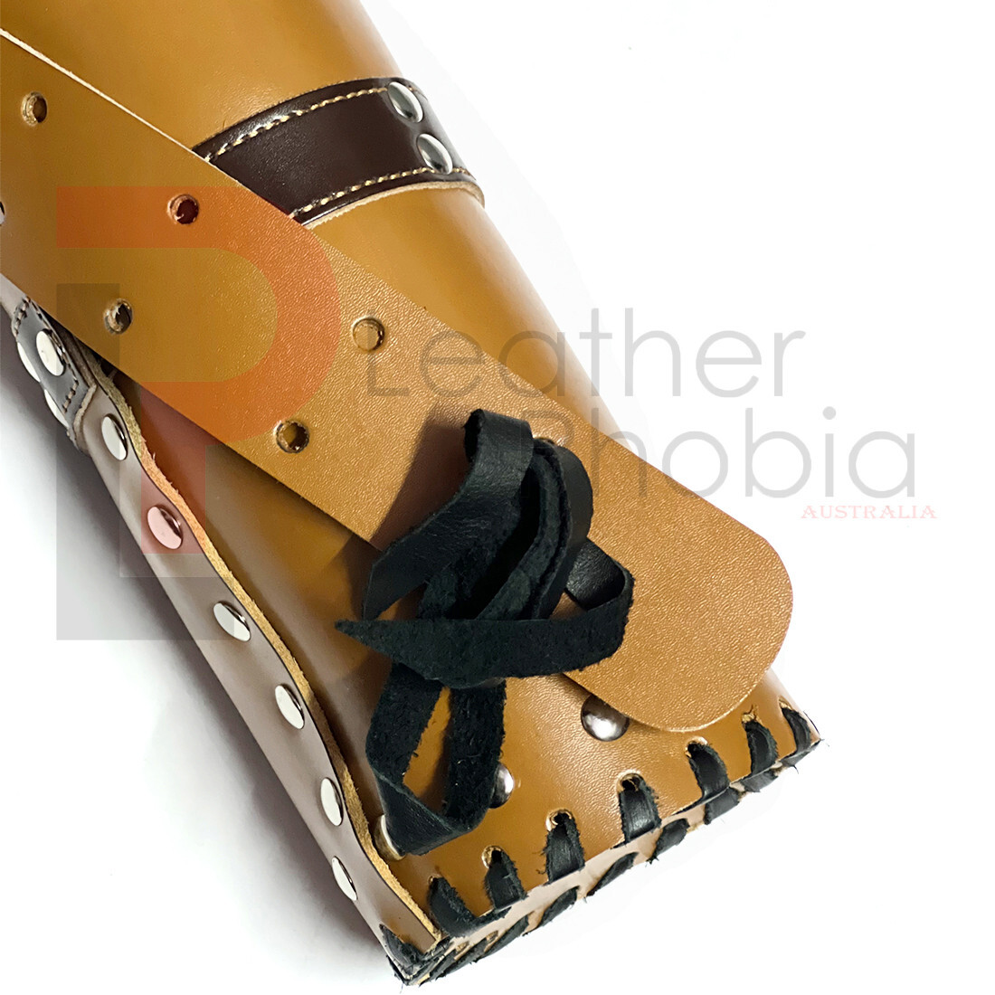 Genuine Brown Leather Arrow Holder Traditional Handmade Quiver Arrow Hip Quiver