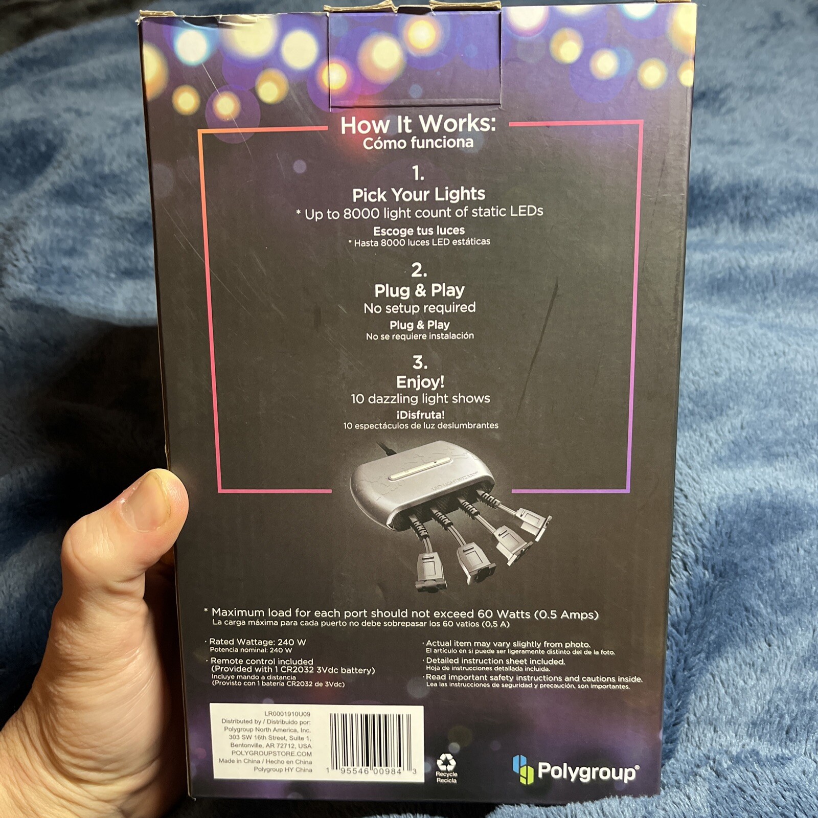 LED LIGHTWIZARD W/REMOTE CONTROLLER，new
