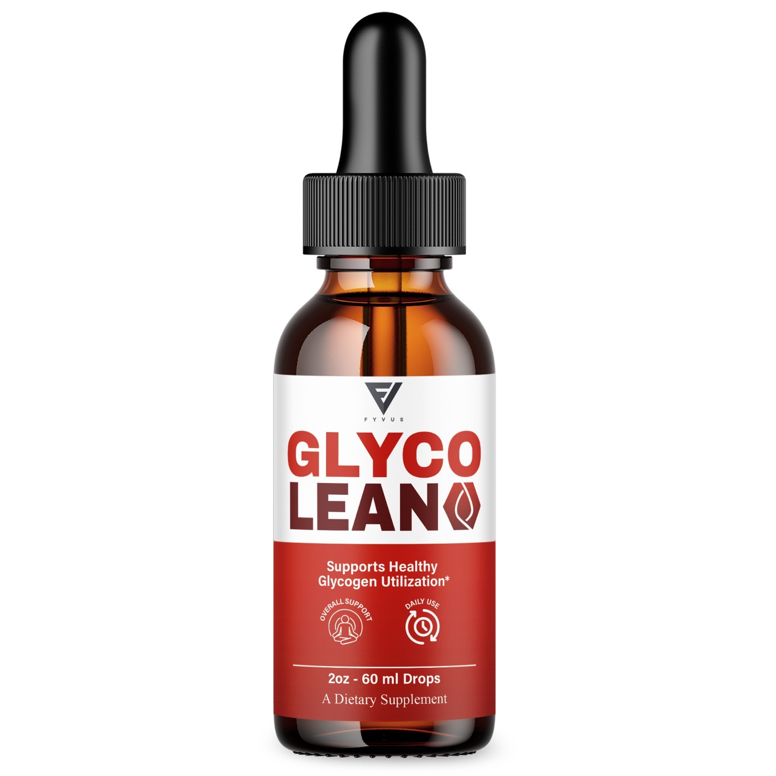 Glyco Lean Drops, GlycoLean Premium Liquid Drop Supplement (2oz)