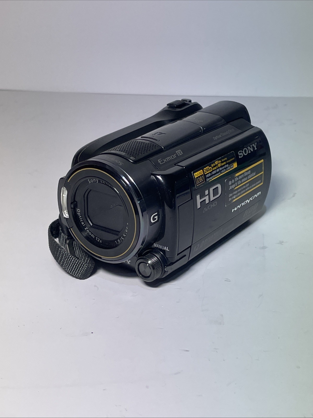 Sony HDR-XR520V Black Digital HD Camcorder FOR PARTS/REPAIR Read Descrip E61:30